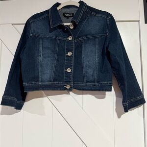 Rue21 Blue Cropped Jean Jacket